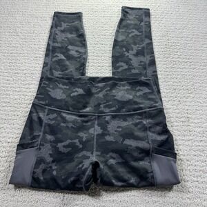 Fabletics PowerHold Camo Leggings Women's High Rise‎ Pocket Pants Medium